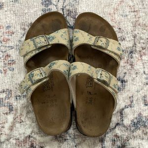 Floral Birkenstock sandals